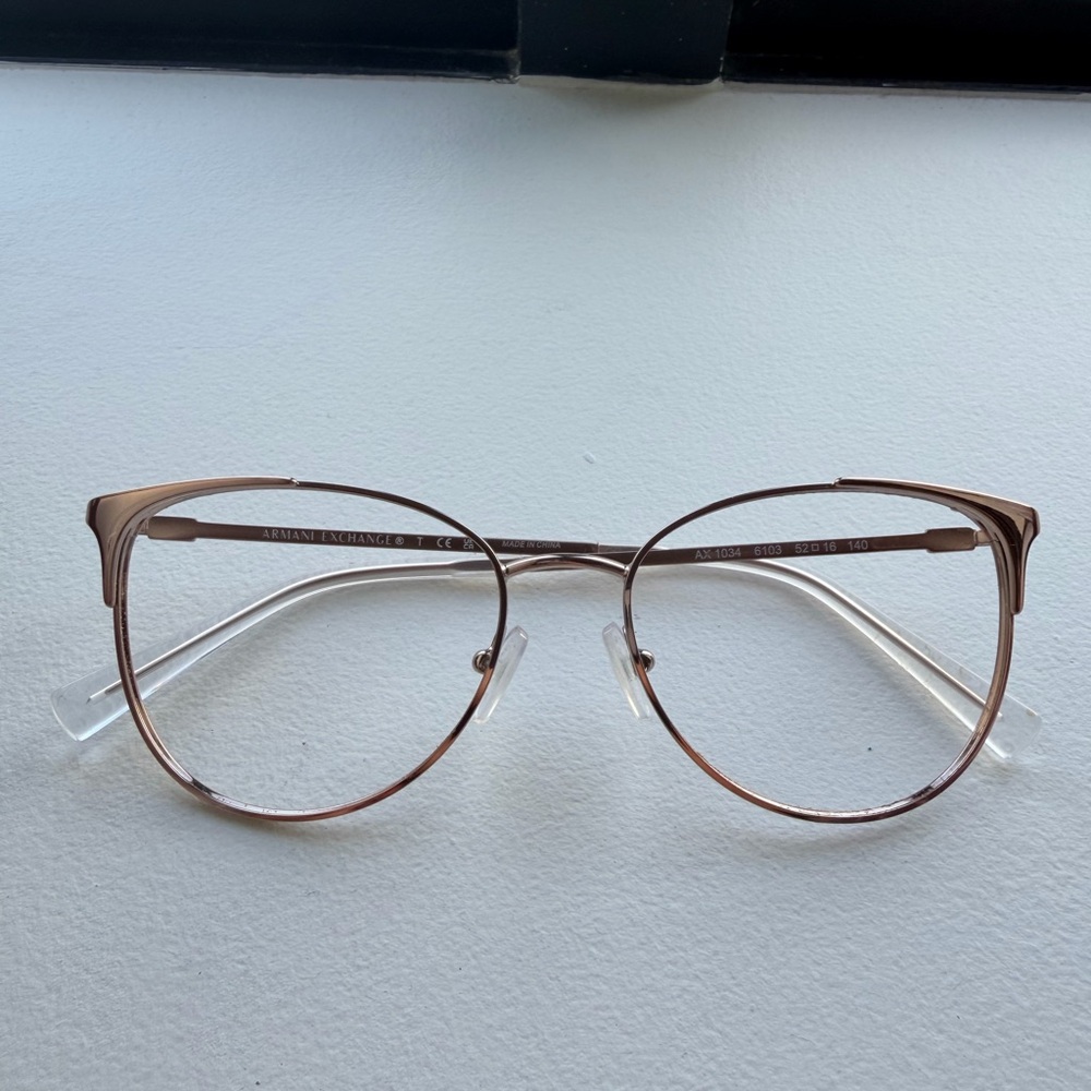 Armani Exchange Metal Eyeglass Glasses Frames Only